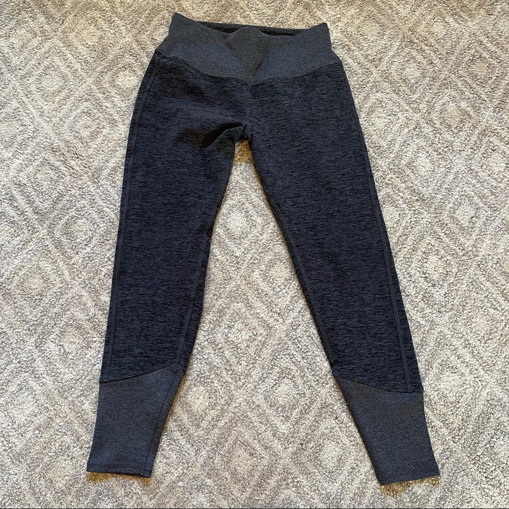 Alo soft 7/8 pants charcoal heather grey